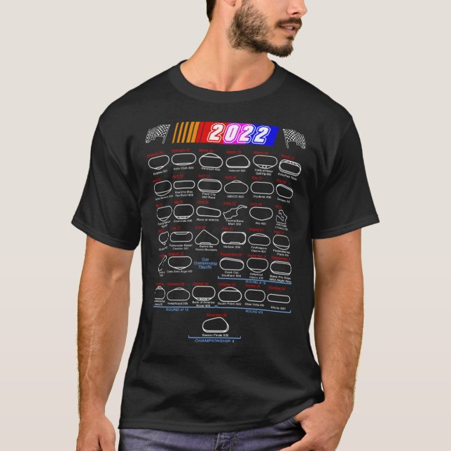 Schedule Nascar Cup Series 2022 Essential T-Shirt (Front)