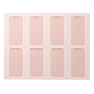 Schedule To Do Planner Checklist Organising Notes
