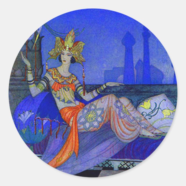Scheherazade Classic Round Sticker (Front)