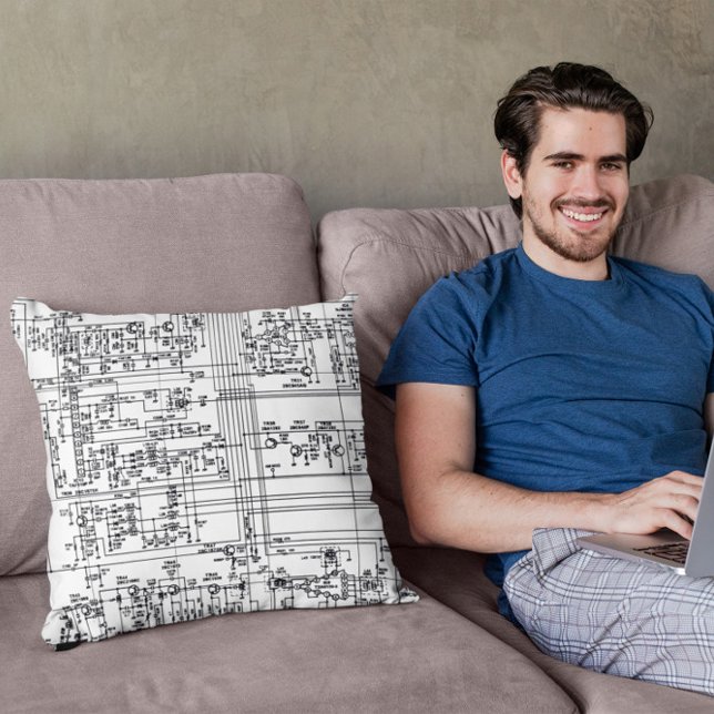 Schematic Diagram Symbols Electronic Circuit Cushion (Creator Uploaded)