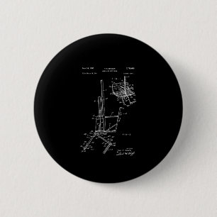 Schematic Of Ski Lift Chair 6 Cm Round Badge