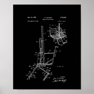 Schematic Of Ski Lift Chair Poster