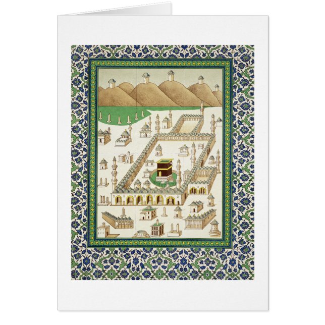 Schematic View of Mecca, showing the Qua'bah, from (Front)