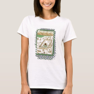 Schematic View of Mecca, showing the Qua'bah, from T-Shirt