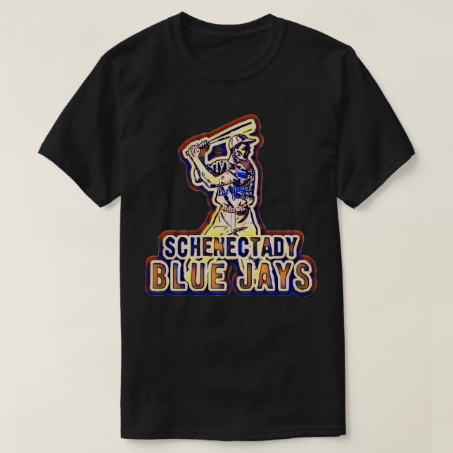 Schenectady Blue Jays Baseball Club T-Shirt (Design Front)