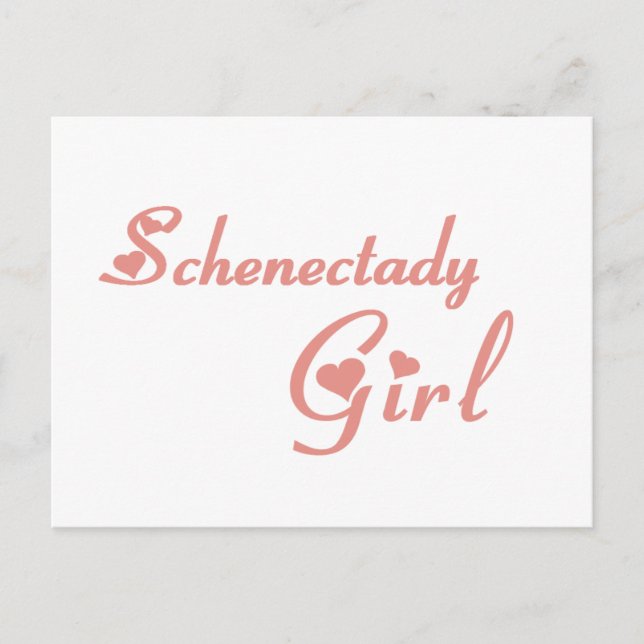 Schenectady Girl tee shirts Postcard (Front)