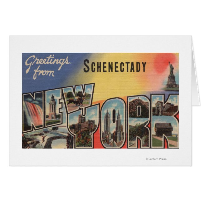 Schenectady, New York - Large Letter Scenes (Front Horizontal)