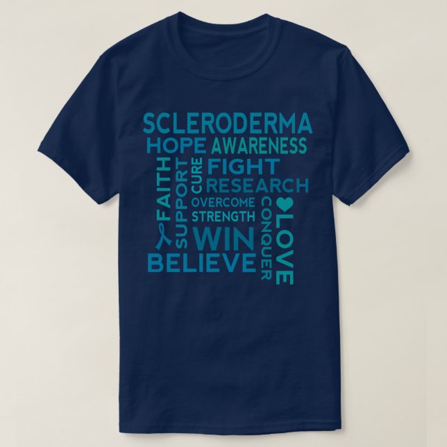 Scheroderma Awareness T-Shirt (Design Front)