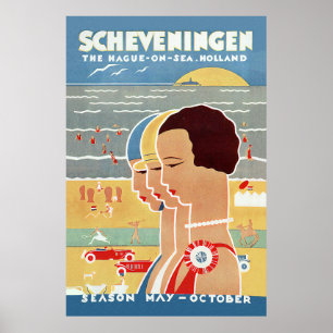 Scheveningen Beach Poster