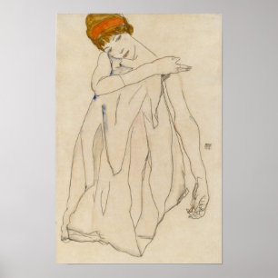 Schiele - Dancer 1913 Poster