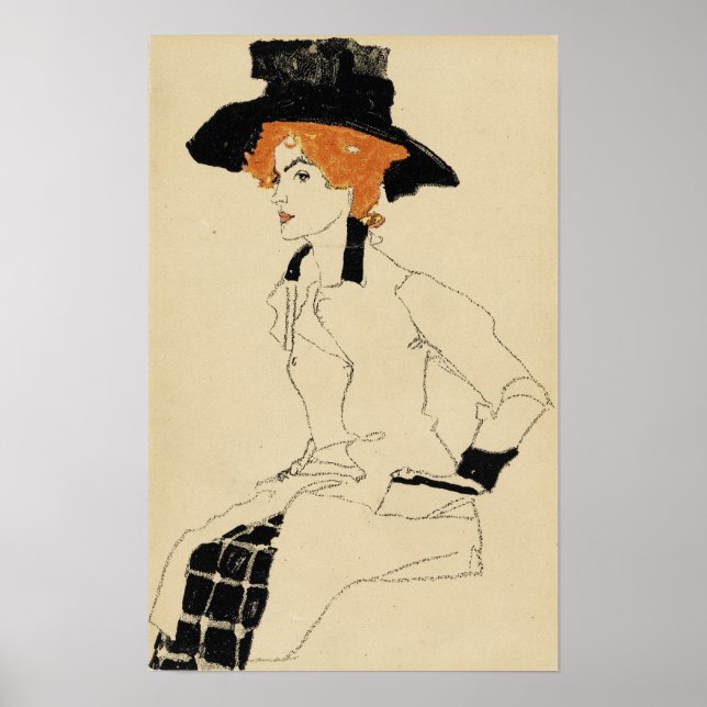 Schiele - Portrait Of A Woman Poster (Front)