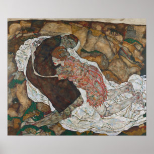Schiele - Tod And Madchen Poster