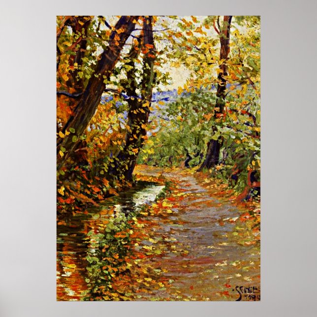 Schiele - Winding Brook Poster (Front)