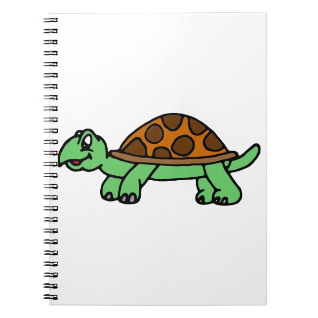 Schildkröte Lustig Notebook (Front)
