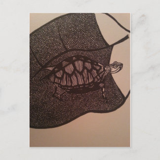 schildpad postcard