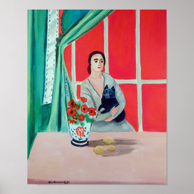 Schipperke Art Wall Print (Front)