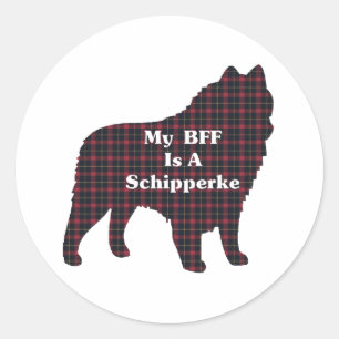 Schipperke BFF Gifts Classic Round Sticker