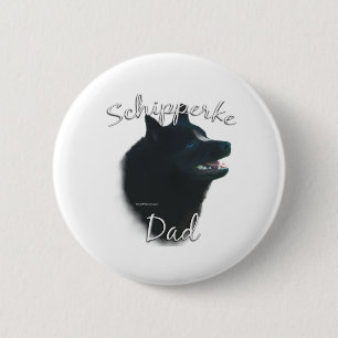 Schipperke Dad 2 6 Cm Round Badge