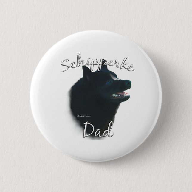 Schipperke Dad 2 6 Cm Round Badge (Front)
