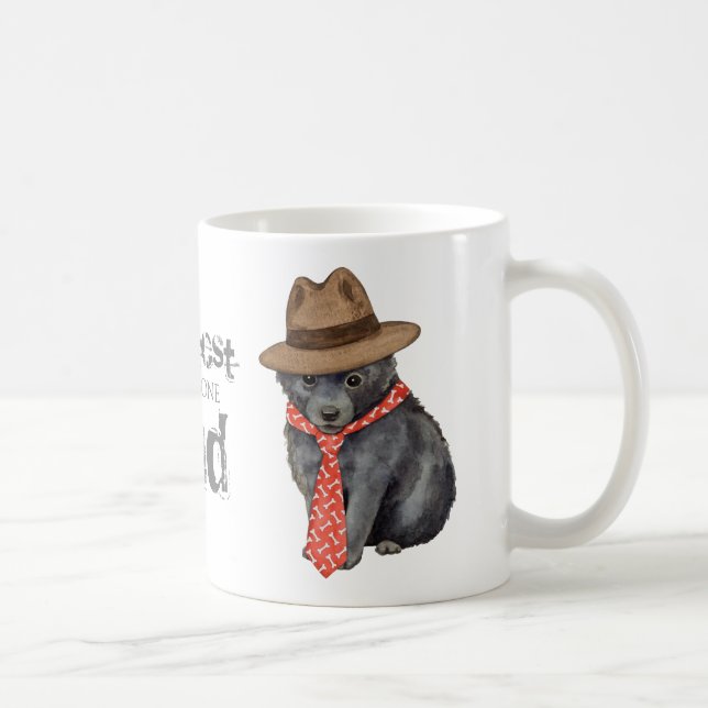Schipperke Dad Coffee Mug (Right)