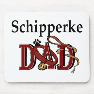 Schipperke Dad Gifts Mouse Pad
