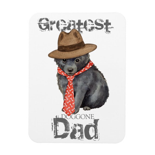 Schipperke Dad Magnet (Vertical)