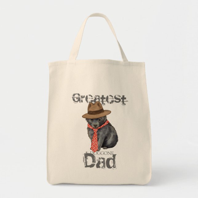 Schipperke Dad Tote Bag (Front)