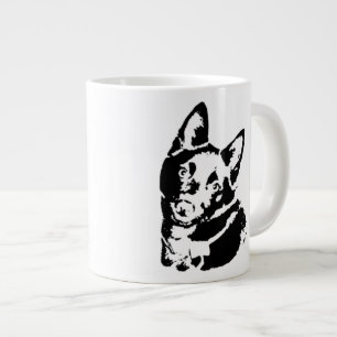 Schipperke Dog Picture Large Coffee Mug