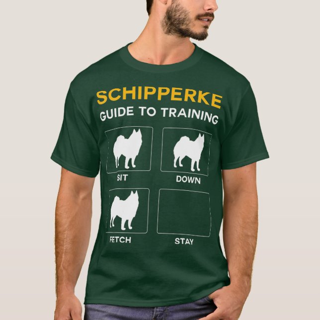 Schipperke Guide To Training Dog Obedience Dog T-Shirt (Front)