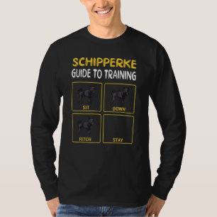 Schipperke Guide To Training Dog Obedience T-Shirt