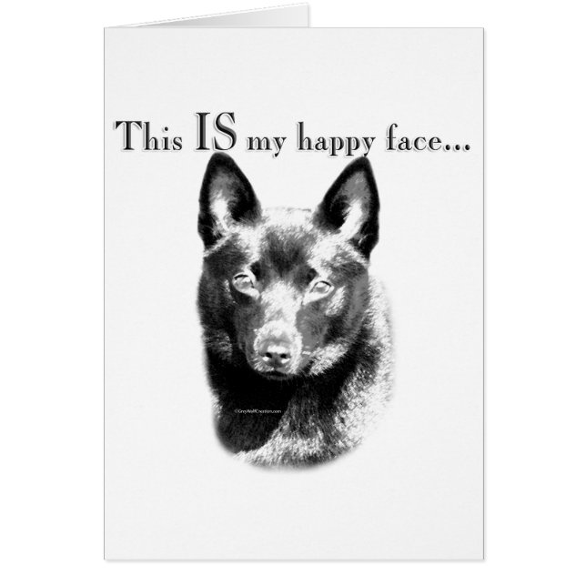 Schipperke Happy Face (Front)