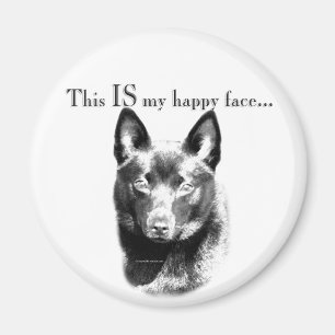 Schipperke Happy Face Magnet