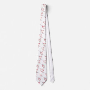 Schipperke Heart Belongs Tie