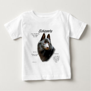 Schipperke History Design Baby T-Shirt