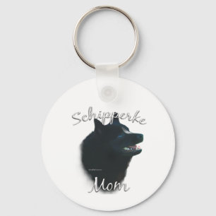 Schipperke Mum 2 Key Ring