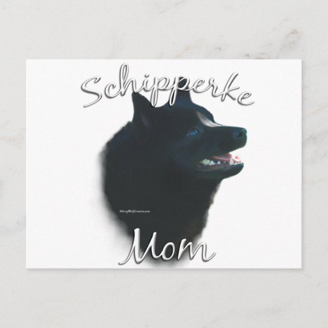 Schipperke Mum 2 Postcard (Front)
