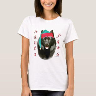 Schipperke Santa Paws T-Shirt