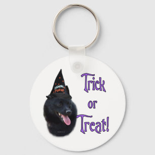 Schipperke Trick Key Ring