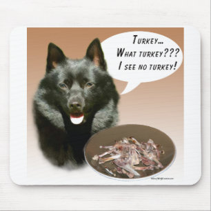 Schipperke Turkey Mouse Pad