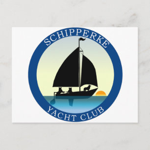 Schipperke Yacht Club Postcard