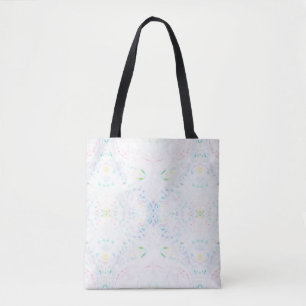 Schism Light Rainbow Abstract Watercolor Art Tote Bag