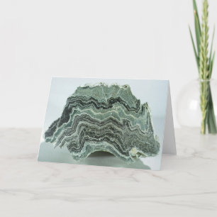 Schist rock card
