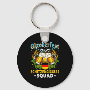 Schitzengiggles Squad Munich Beer Bavarian  Key Ring