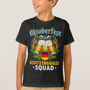 Schitzengiggles Squad Munich Beer Bavarian T-Shirt