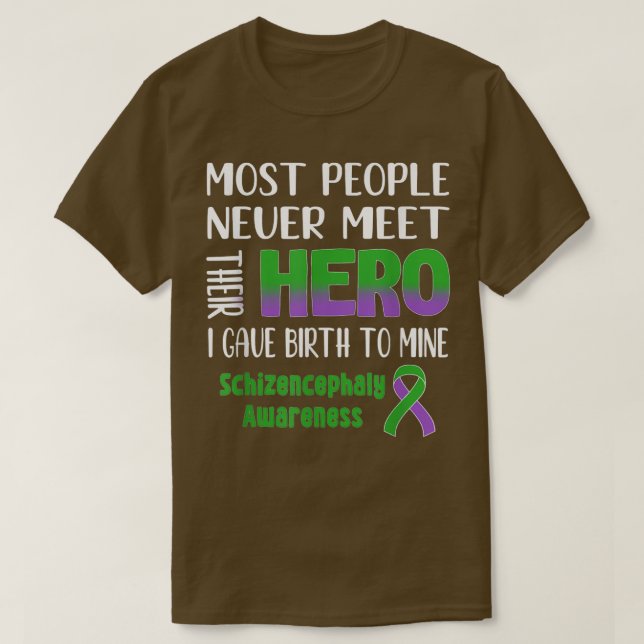 Schizencephaly Awareness  T-Shirt (Design Front)