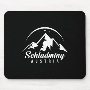 Schladming Austria Ski Resort Skiing Snowboarding  Mouse Pad
