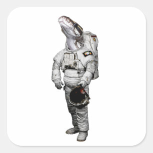 Schlange Astronaut Sticker
