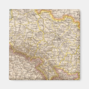 Schlesien Atlas Map Magnet