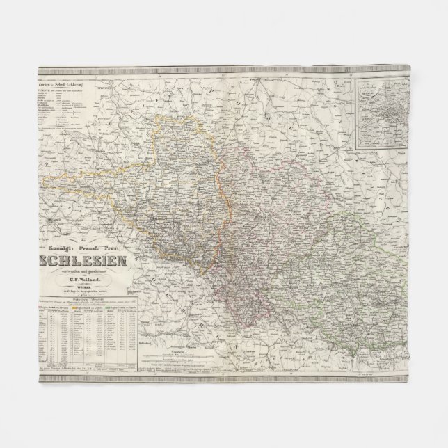 Schlesien Fleece Blanket (Front (Horizontal))