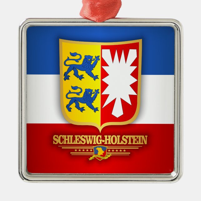 Schleswig-Holstein COA Metal Ornament (Front)